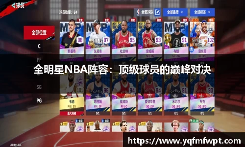 全明星NBA阵容：顶级球员的巅峰对决